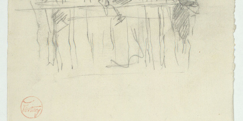 image for: Marià Fortuny - Esbós de figures - Cap a 1867-1872