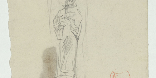 image for: Marià Fortuny - Sant dins d'un nínxol - Cap a 1867-1872