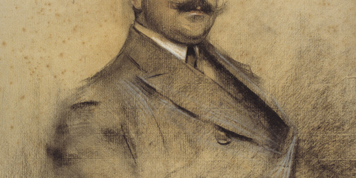 image for: Ramon Casas - Retrat de Manuel Bueno - Cap a 1904-1905