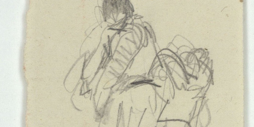 image for: Marià Fortuny - Esbós de figures - Cap a 1871