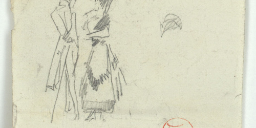 image for: Marià Fortuny - Parella del segle XVIII - Cap a 1871