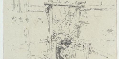 image for: Marià Fortuny - Interior d'estable - Cap a 1867-1874