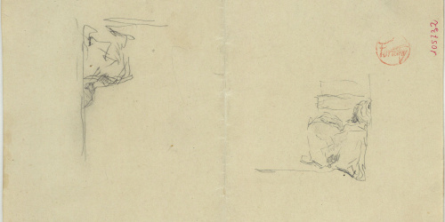 image for: Marià Fortuny - Esbós de marroquins - Cap a 1860-1862