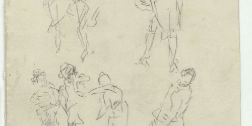 image for: Marià Fortuny - Croquis de figures - Cap a 1866-1870