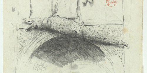 image for: Marià Fortuny - Porta del Llangardaix de la catedral de Sevilla - Cap a 1867-1872