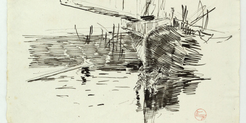 image for: Marià Fortuny - Barcassa - Cap a 1874