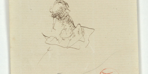 image for: Marià Fortuny - Croquis de figura - Cap a 1867-1874