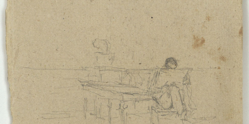 image for: Marià Fortuny - Home llegint - Cap a 1871