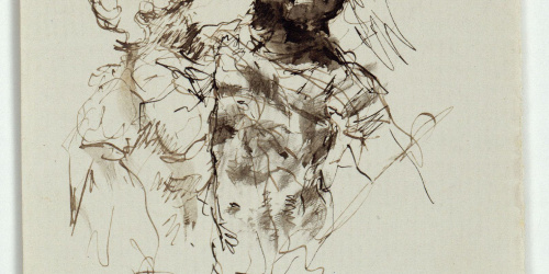 image for: Marià Fortuny - Figures amb cuirassa i casc - Cap a 1863-1867