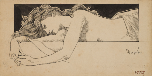 image for: Alexandre de Riquer - Després - Cap a 1890-1900