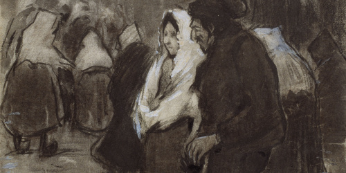 image for: Ricard Canals - Anant a la primera missa - 1896