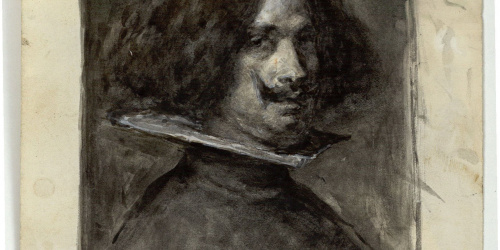 image for: Marià Fortuny - Estudi per al gravat «Retrat de Velázquez» - Cap a 1873