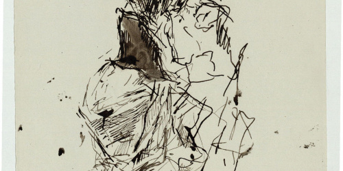 image for: Marià Fortuny - Estudi per al quadre «Enterrament a Granada» - Cap a 1871