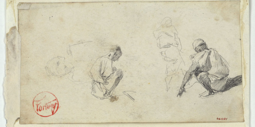 image for: Marià Fortuny - Marroquins (anvers) / Cap de marroquí (revers) - Cap a 1860-1862