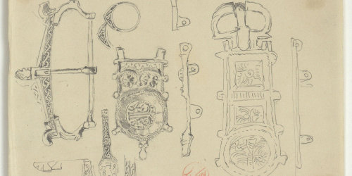 image for: Marià Fortuny - Fíbules d&#039;estil musulmà - Cap a 1870-1872