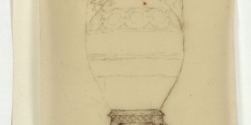 image for: Marià Fortuny - Calc de vas d&#039;estil musulmà amb suport - Cap a 1870-1872