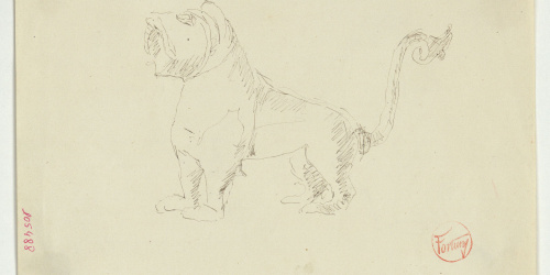 image for: Marià Fortuny - Motiu ornamental d'estil persa - Cap a 1863-1872