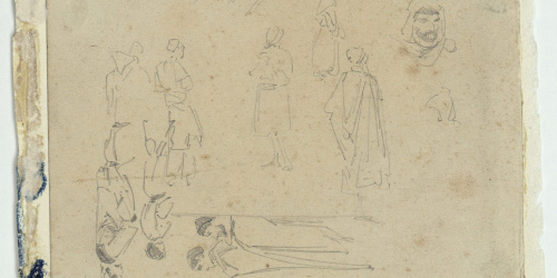 image for: Marià Fortuny - Hebreus - Cap a 1860-1862