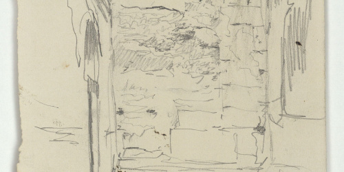 image for: Marià Fortuny - Estudi per al quadre «L&#039;esmolador de sabres» - Cap a 1872