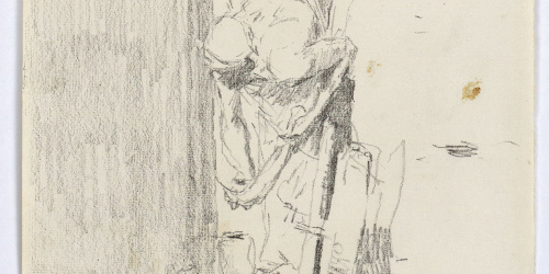 image for: Marià Fortuny - Estudi per al quadre «L&#039;esmolador de sabres» - Cap a 1872