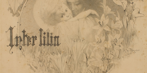 image for: Alexandre de Riquer - Inter lilia - 1891-1893