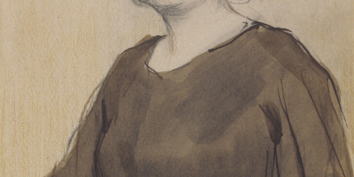 image for: Ramon Casas - Retrat de Júlia Peraire - Cap a 1920