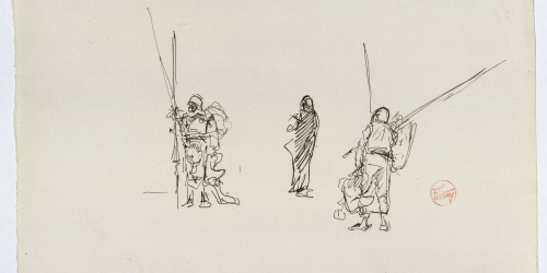 image for: Marià Fortuny - Guerrers - Cap a 1870-1872
