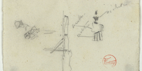image for: Marià Fortuny - Croquis inconcret - Cap a 1867-1874