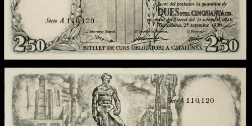 image for: Generalitat de Catalunya - 2,50 pessetes - 25.09.1936