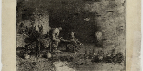 image for: Marià Fortuny - Ferrador marroquí - Cap a 1863