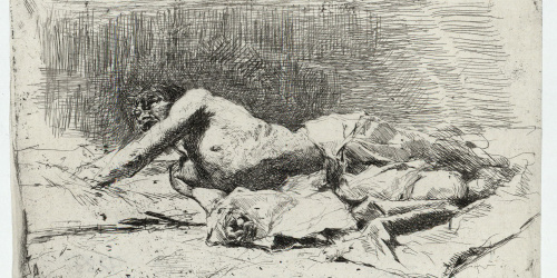 image for: Marià Fortuny - L'empestat - 1878