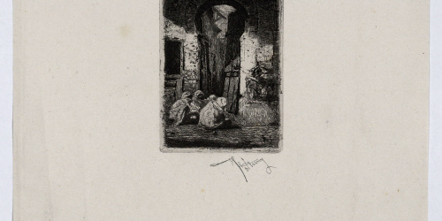 image for: Marià Fortuny - Tànger - Cap a 1861