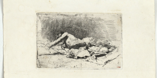 image for: Marià Fortuny - L'empestat - 1878