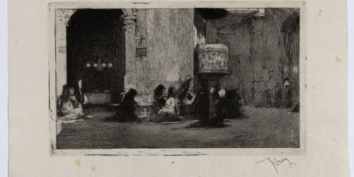 image for: Marià Fortuny - Interior de l&#039;església de Sant Josep - Cap a 1868