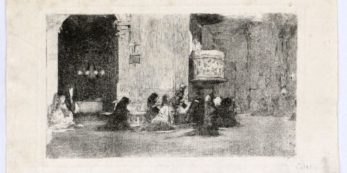 image for: Marià Fortuny - Interior de l&#039;església de Sant Josep - Cap a 1868