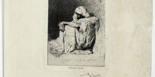 image for: Marià Fortuny - Arabe assis (Àrab assegut) - [no-dating]