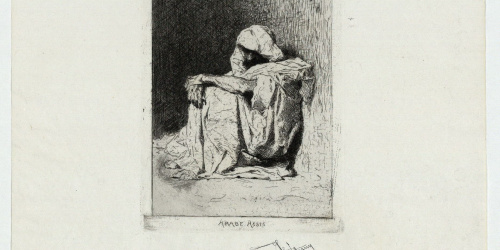 image for: Marià Fortuny - Arabe assis (Àrab assegut) - [no-dating]