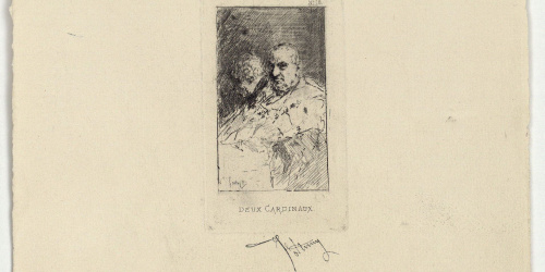 image for: Marià Fortuny - Deux cardinaux (Dos cardenals) - Cap a 1863-1866
