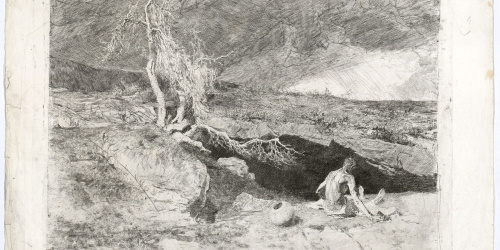 image for: Marià Fortuny - Anacoreta - Cap a 1869