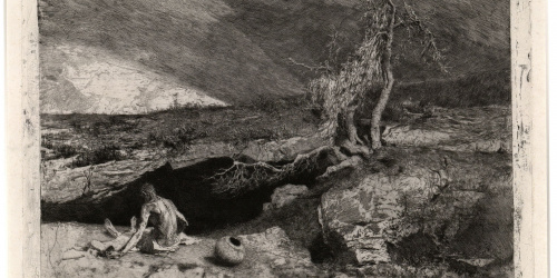 image for: Marià Fortuny - Anacoreta - Cap a 1869