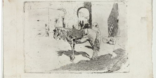 image for: Marià Fortuny - Cavall marroquí - Cap a 1873-1874