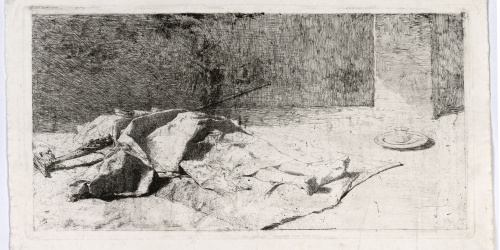 image for: Marià Fortuny - Cabilenc mort - 1867