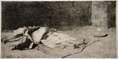 image for: Marià Fortuny - Cabilenc mort - 1867