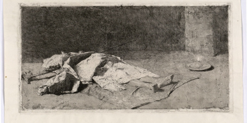 image for: Marià Fortuny - Cabilenc mort - 1867