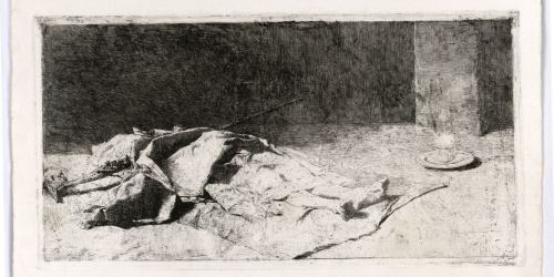 image for: Marià Fortuny - Cabilenc mort - 1867