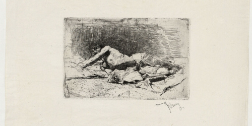 image for: Marià Fortuny - L'empestat - 1878