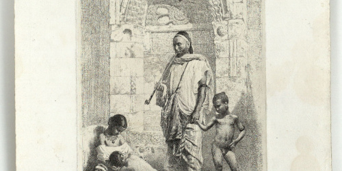 image for: Marià Fortuny - Família marroquina - 1862