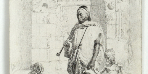 image for: Marià Fortuny - Família marroquina - 1862