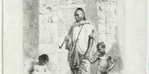 image for: Marià Fortuny - Família marroquina - 1862