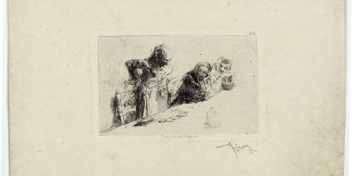 image for: Marià Fortuny - Tireuse de cartes (Tiradora de cartes) - Cap a 1867